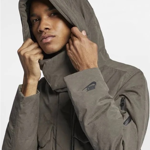 Nike sportswear’s tech pack down fill hooded parka jacket - Picture 3 of 11